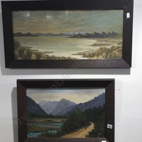 Two NZ Colonial Oil Landscapes