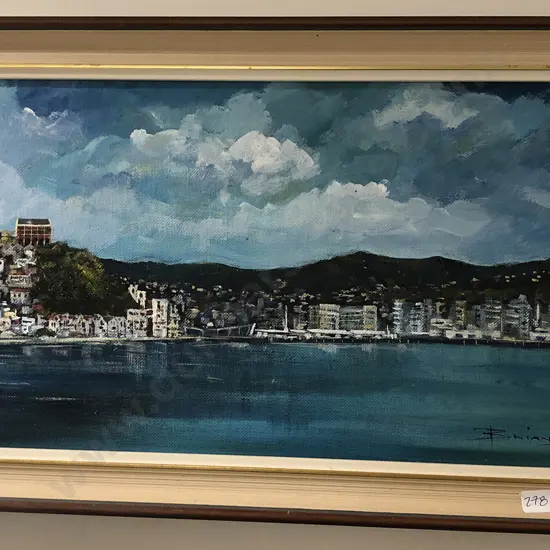 Brian Bouverie - A View of Wellington - Oil