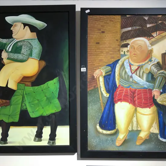 Two Modern Humorous Portrait Studies