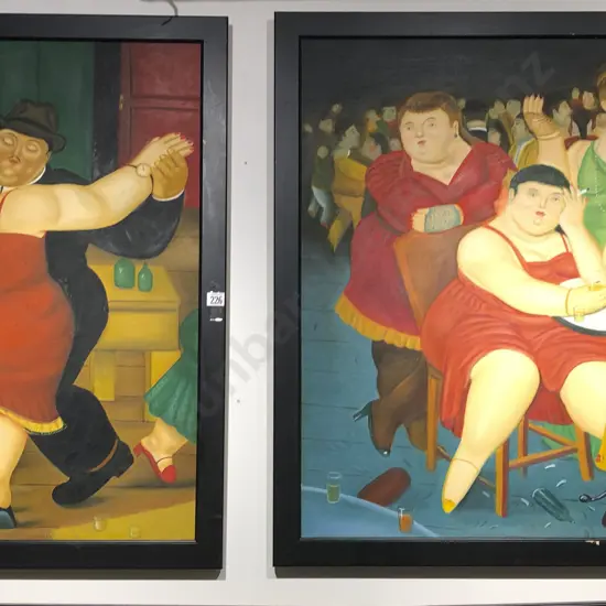 Two Modern Humorous Portrait Studies