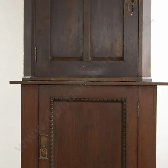 Two Small Edwardian Wooden Cabinets