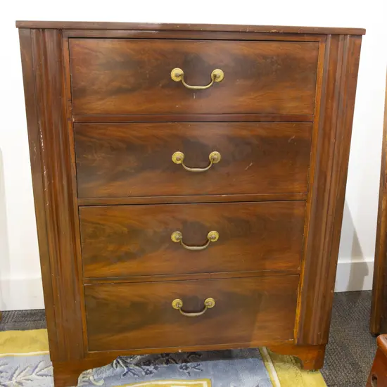 Mahogany Four Drawer Chest (AF)