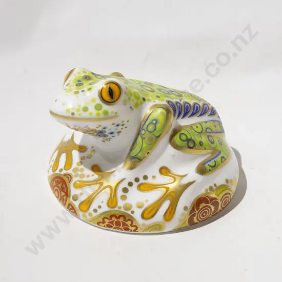 Royal Crown Derby Frog Ornament 'Hop'