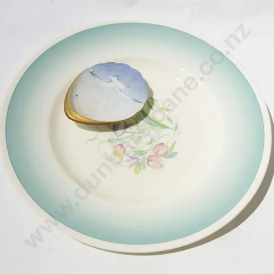 Suzie Cooper Floral Decorated Plate together with Small B & G Dish