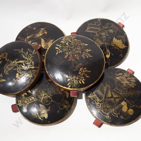 Decorative Lacquer Convex Plaques
