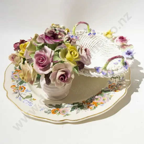 Qty Floral Ornaments Incl