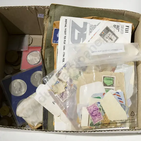 Qty Loose Coinage & Stamps