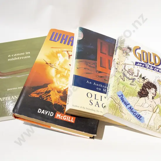 Two Signed David McGill Books together with Two others