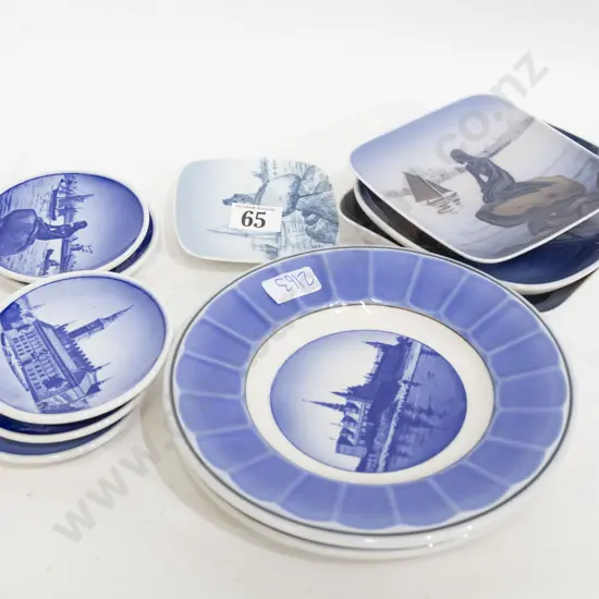 Qty Asst B & G / Royal Copenhagen Dishes (11)