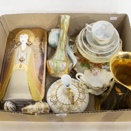 Box Qty Asst Hand Painted China