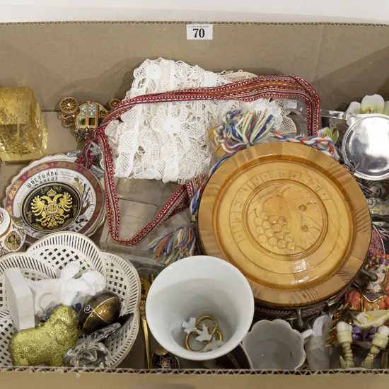 Qty Asst Decorative China & Ornaments