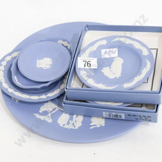 Qty Asst Wedgwood Jasperware (6)