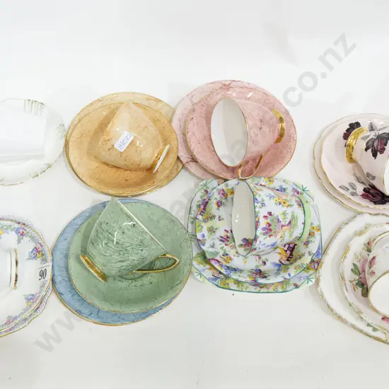 Eight Asst Royal Albert Trios & Duos