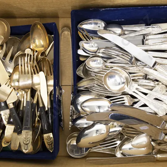 Box Qty Asst S/P & Thai Brass Cutlery