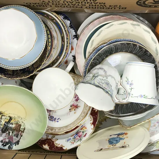 Qty Asst China - Saucers etc