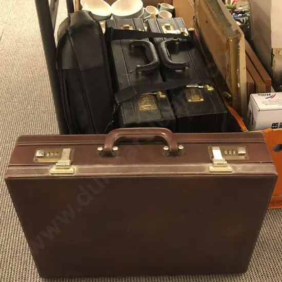 Three Vintage Briefcases & Other