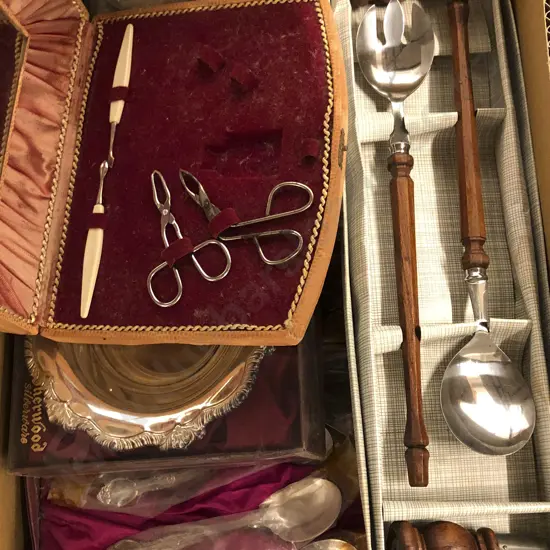 Qty Asst Loose & Boxed Cutlery