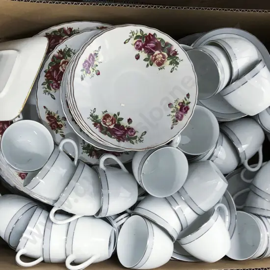 Qty Asst Tea & Dinner China