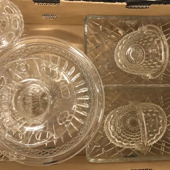 Box Qty Crystal & Glassware