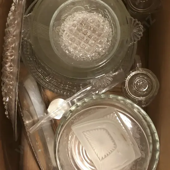 Box Qty Crystal & Glassware Incl. Stuart