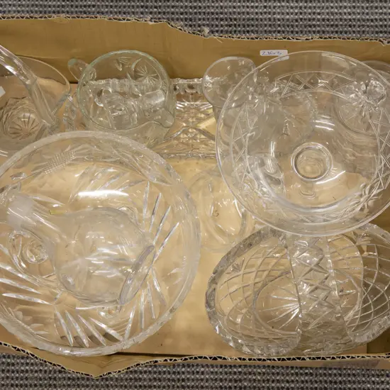 Box Qty Crystal Incl. Comport / Fruit Bowl etc