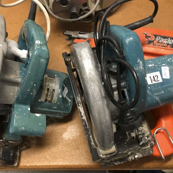 Two Circular Saws & Nail Gun