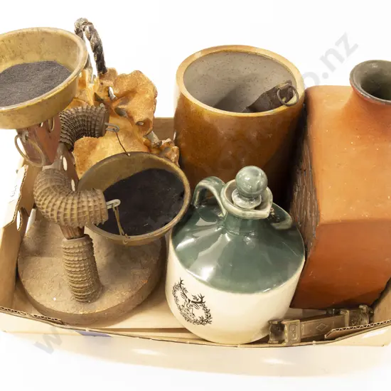 Two Boxes Asst Pottery & Ornaments