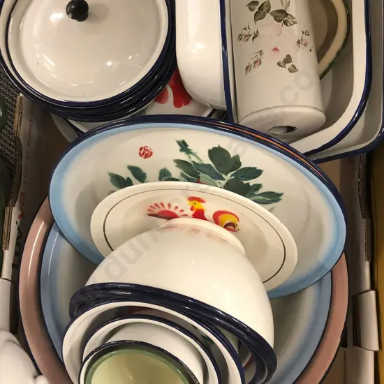 Box Asst Enamel Kitchenware
