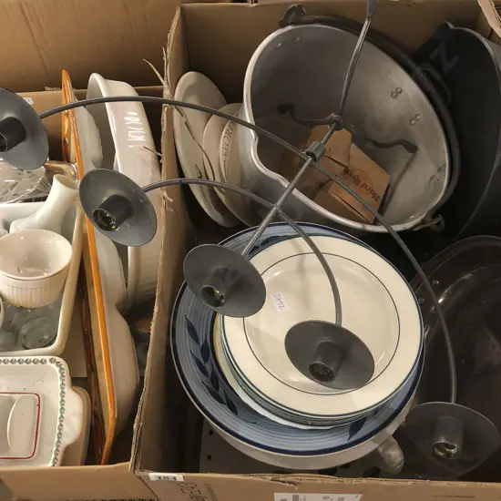 Two Box Quantities of Kitchenware
