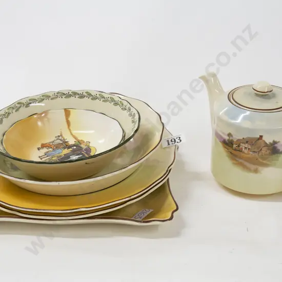 Seven Pieces of Asst Royal Doulton incl. Coffee Pot