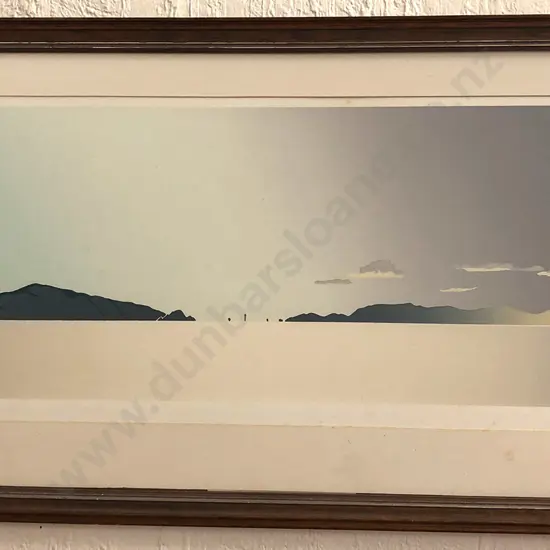 Malcom Warr "Wellington Heads From Petone" Ltd Ed Print