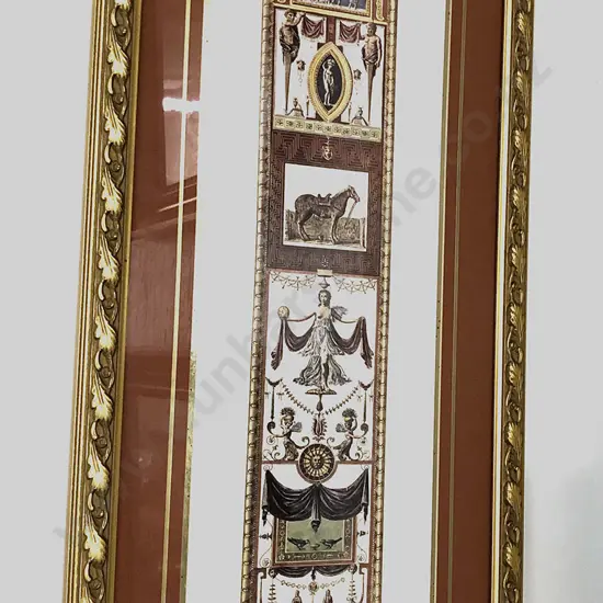 Gilt Framed Antique Style Lithograph