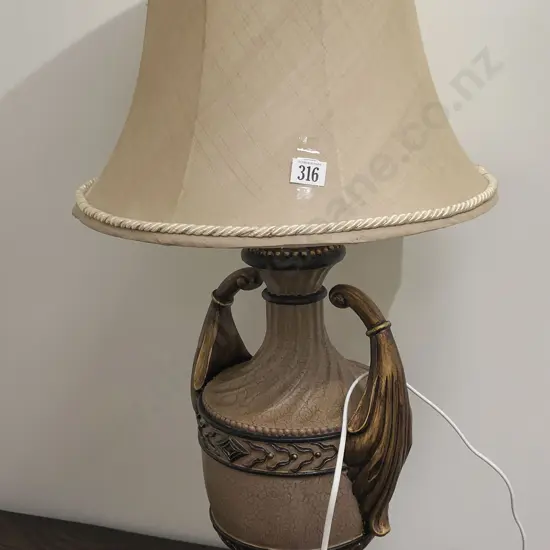 Modern Grecian Style Large Table Lamp