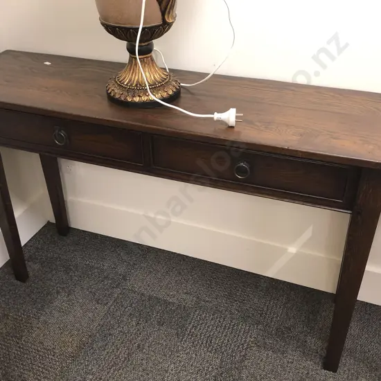 Oak Reproduction Hall Table