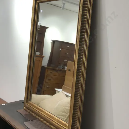 Gilt Framed Rectangular Wall Mirror