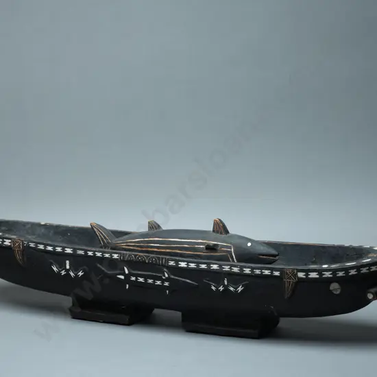 A large Solomon Islands Canoe Model