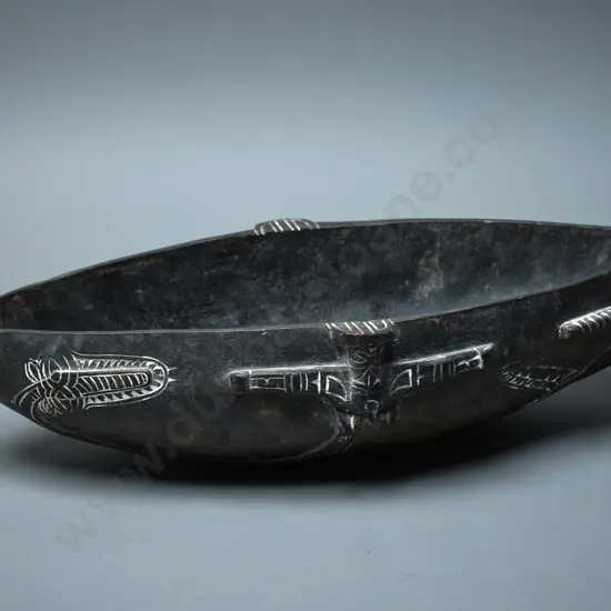 A Solomon Islands Ceremonial Offering Bowl