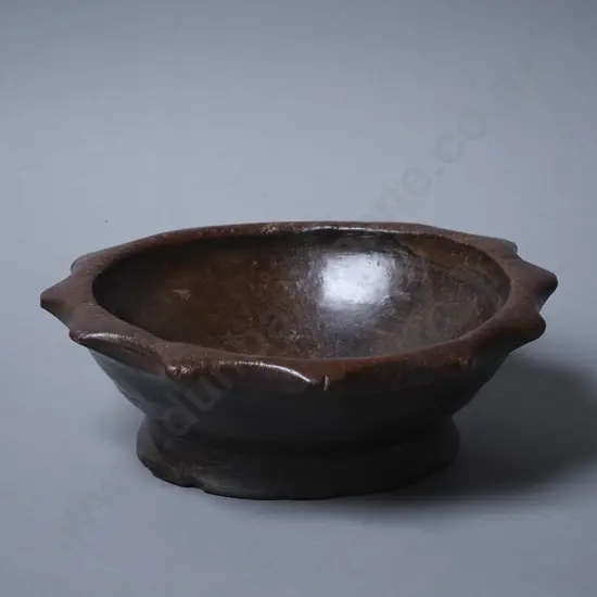 Micronesian Hardwood Food Bowl