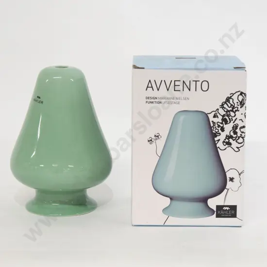 Kahler "Avvento" Candle Holder Green