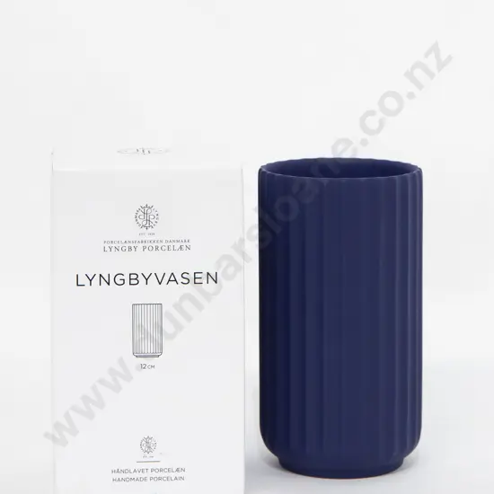 Lyngby Porcelaen Midnight Blue Vase