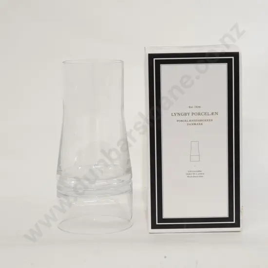 Lyngby Porcelaen "Joe Colombo" 2-in-1 Clear Glass Vase - Large