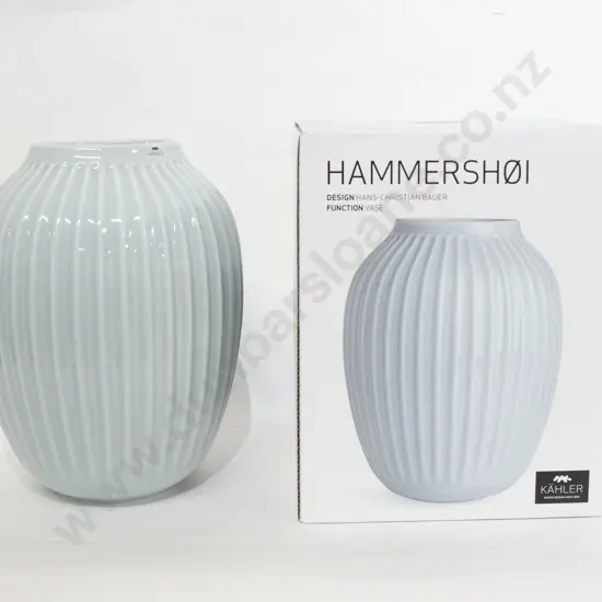 Kahler Large "Hammershoi" Mint Coloured Vase