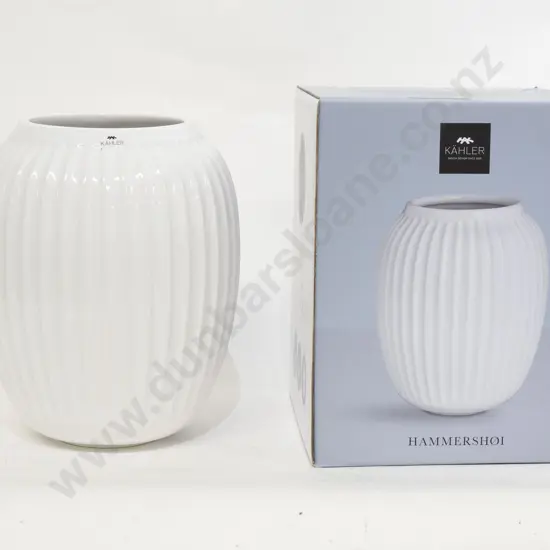Kahler "Hammershoi" Medium White Vase