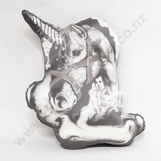 Curiosity Snug "Scotland's National Animal is a Unicorn" Designer Cushion