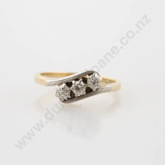 18ct & Platinum Three Stone Diamond Ring