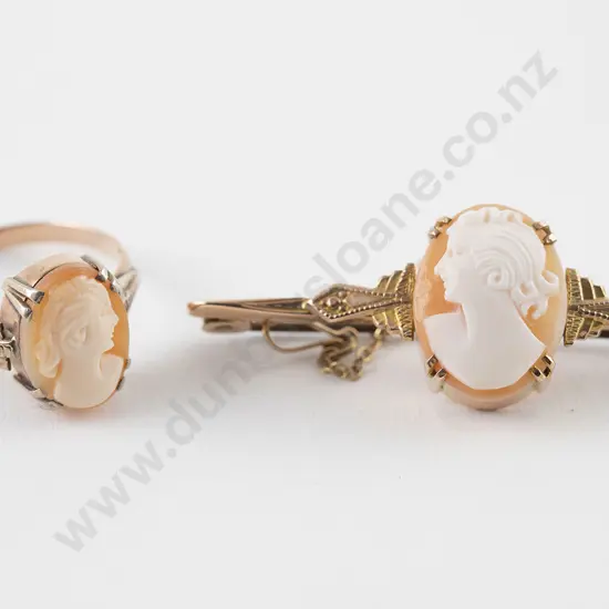 9ct Portrait Cameo Ring