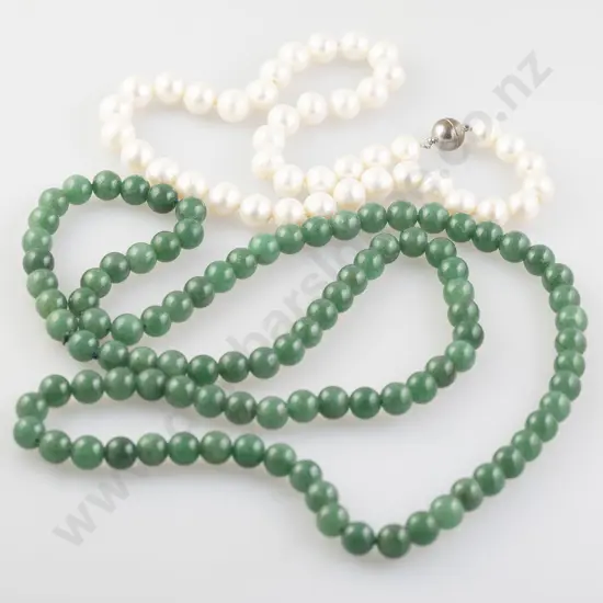 Single Strand Uniform Cultured Fresh Water Pearl Necklace