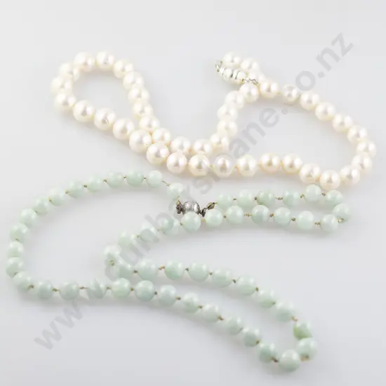 Single Strand Uniform Cultured Fresh Water Pearl Necklace