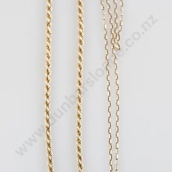 Two 9ct Neck Chains