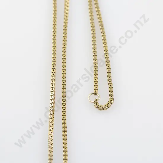 Victorian 9ct Fancy Link Neck Chain Piece